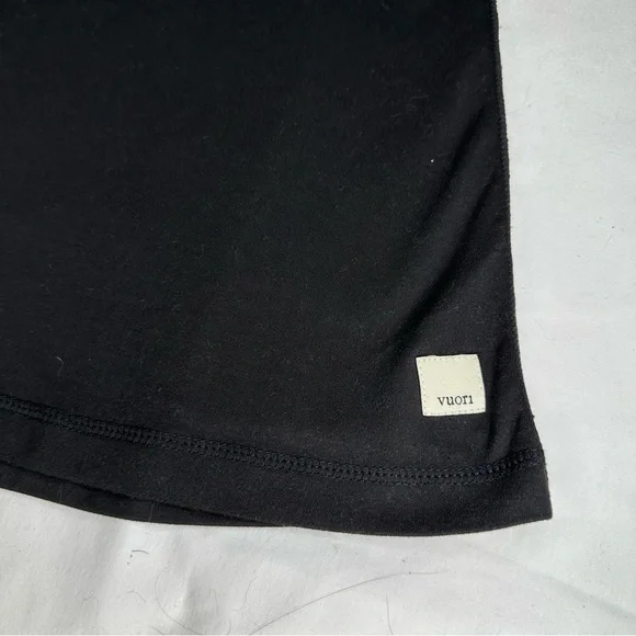 Vuori Raceback Tank Top Asteya Workout Athletic Gym Running Black Tank Top XS - Picture 2 of 8